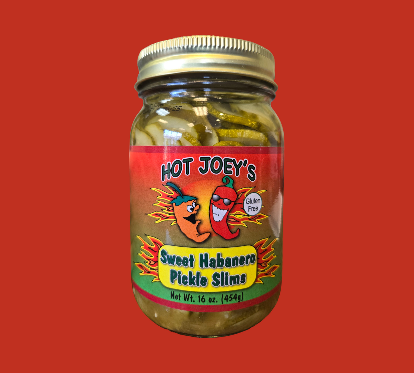 Sweet Habanero Pickle Slims 16 oz
