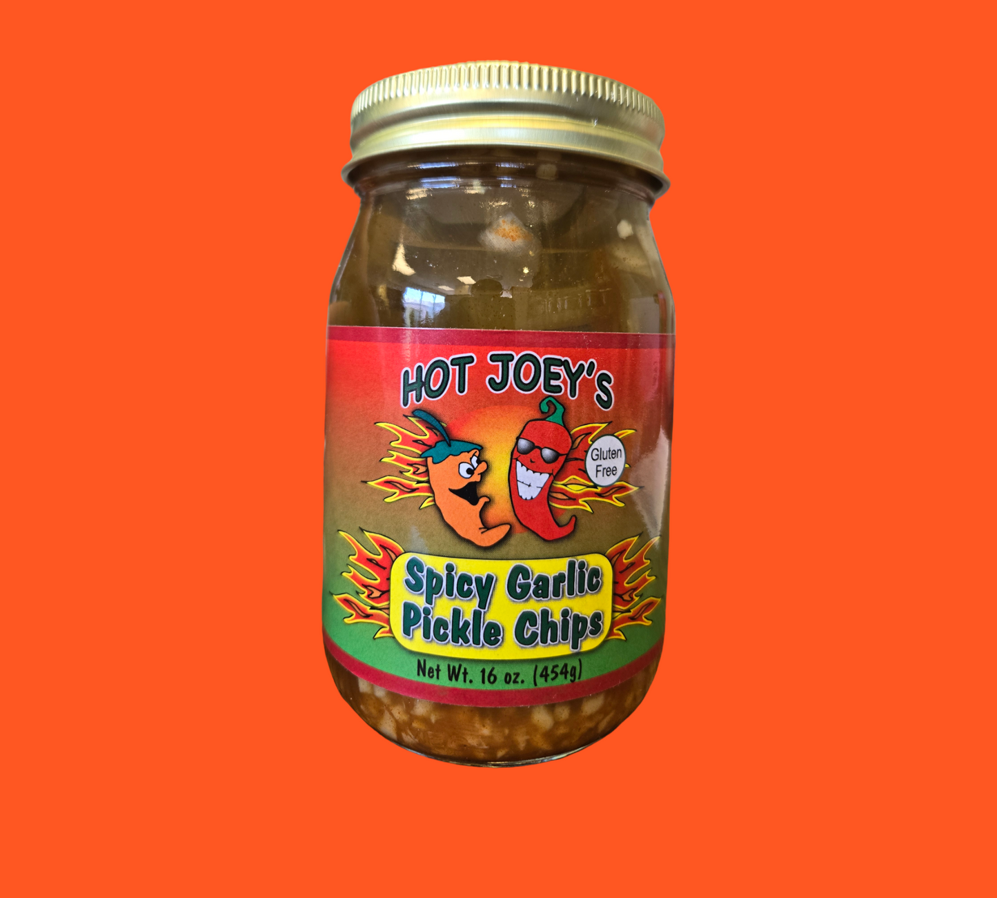Spicy Garlic Pickle Chips 16 oz