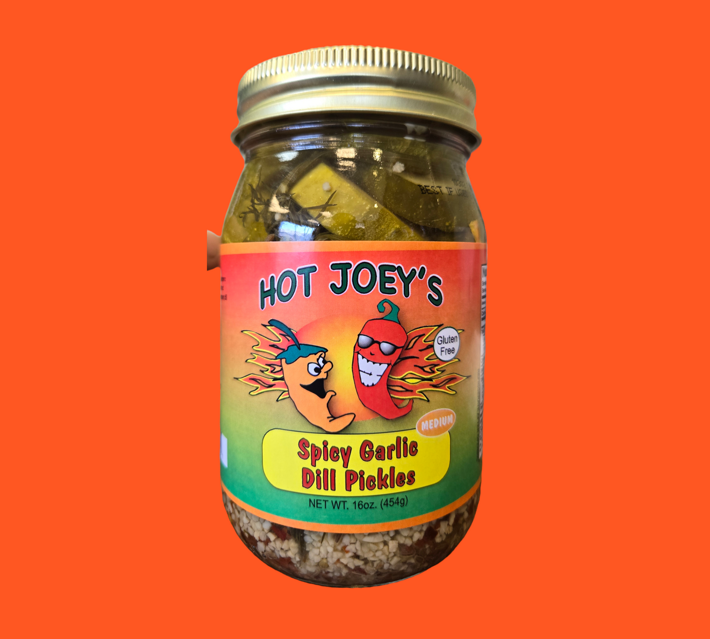 16oz Spicy Garlic Dill Pickles