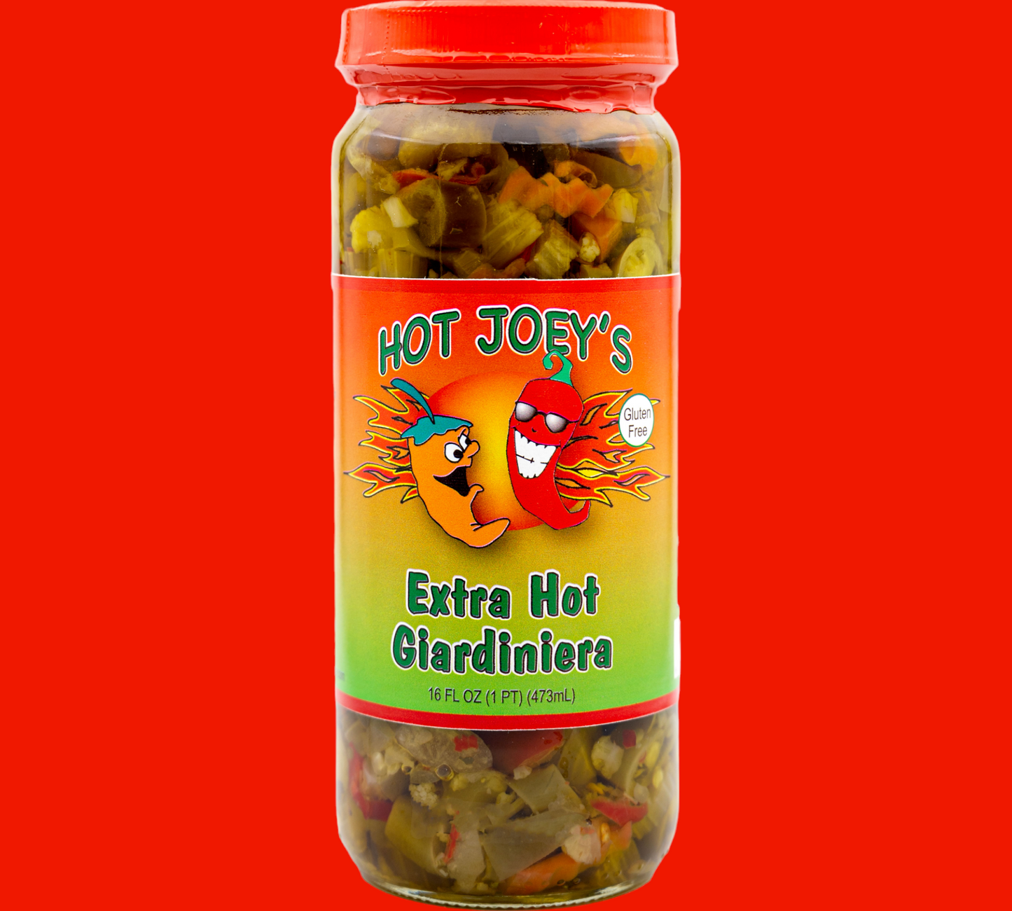 Extra Hot Giardiniera 16oz.