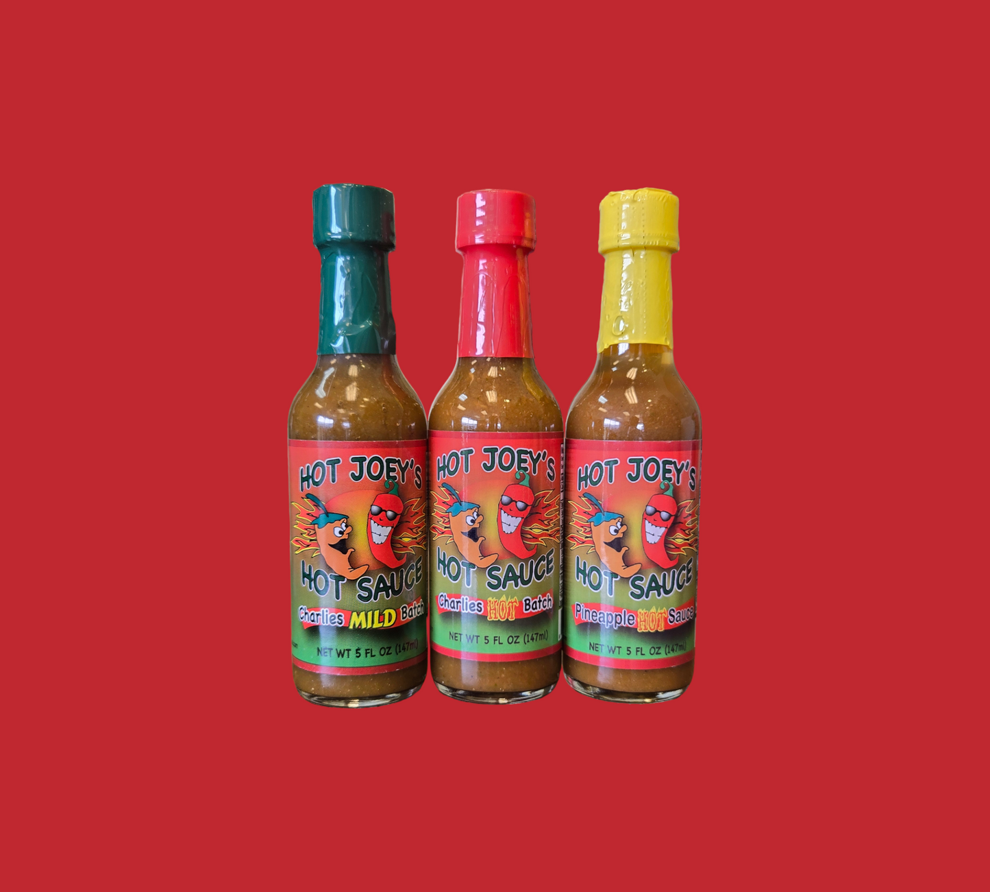 Variety Pack Hot Sauce (3 Bottles)