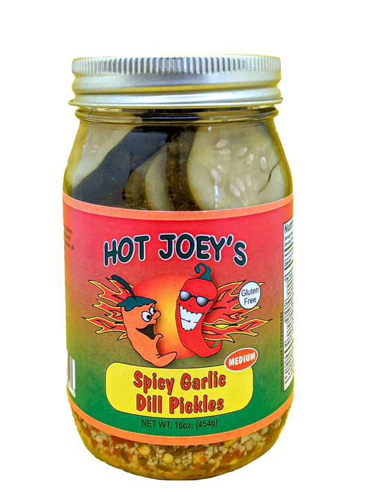 16oz Spicy Garlic Dill Pickles