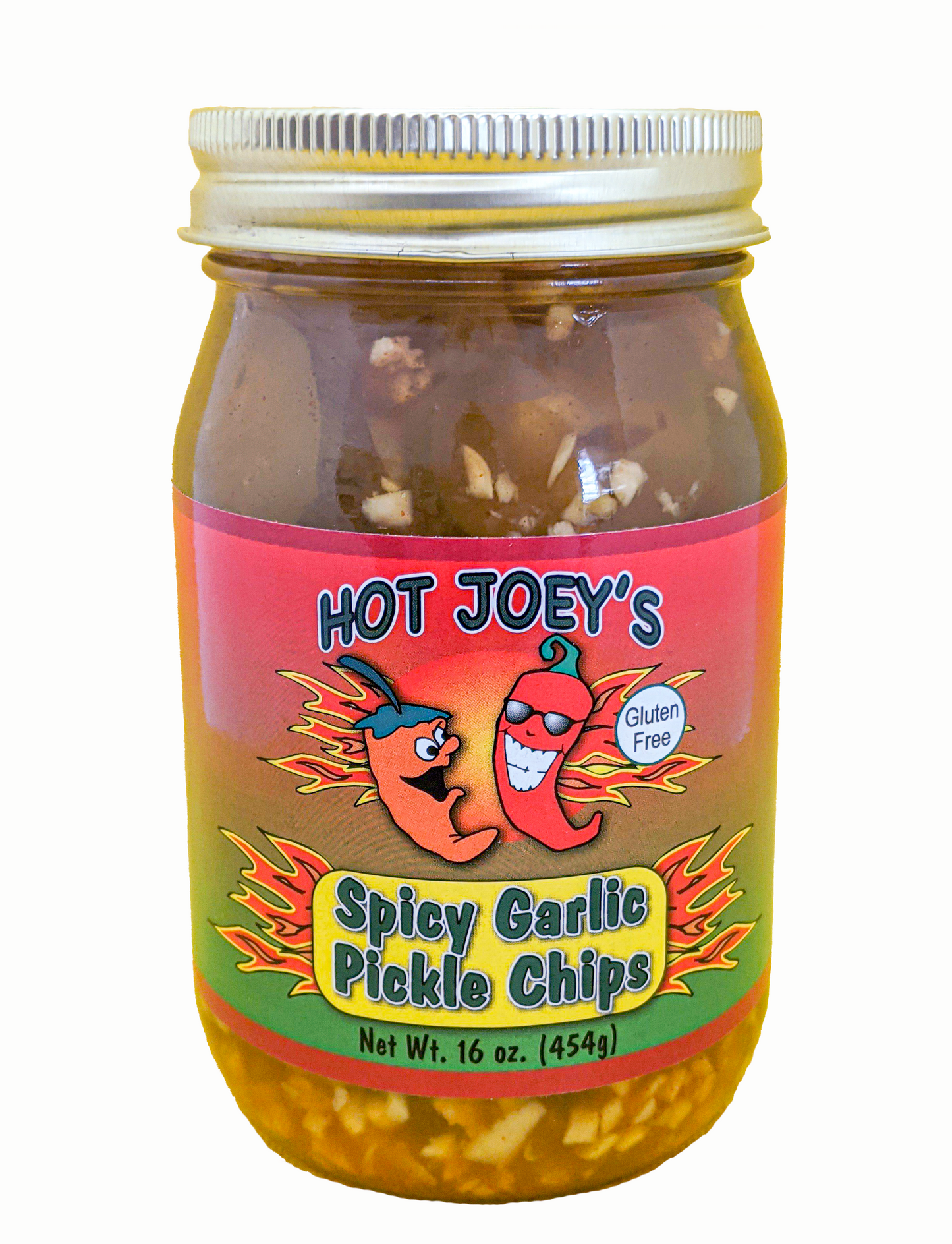 Spicy Garlic Pickle Chips(Sweat) 16 oz