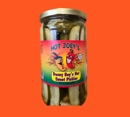 Danny Boy's Hot Sweet Pickles (24oz)