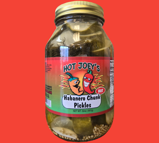 Habanero Dill Chunk Pickles