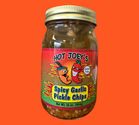 Spicy Garlic Pickle Chips 16 oz