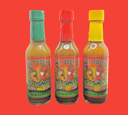 Variety Pack Hot Sauce (3 Bottles)