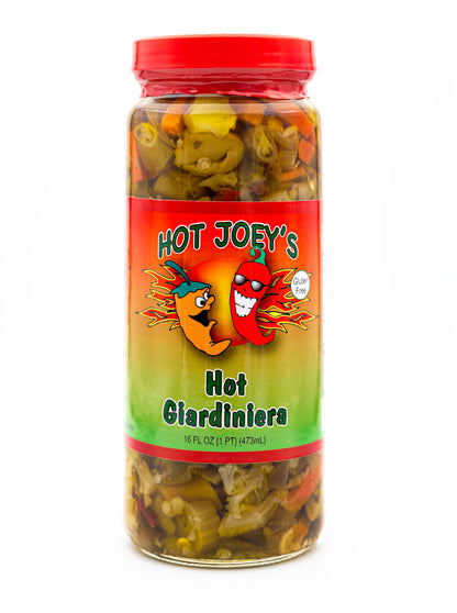 Hot Joey's Hot Giardiniera 16oz.