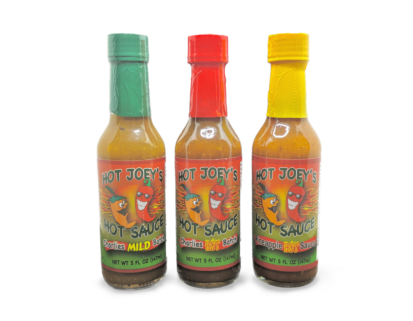 Variety Pack Hot Sauce (3 Bottles)